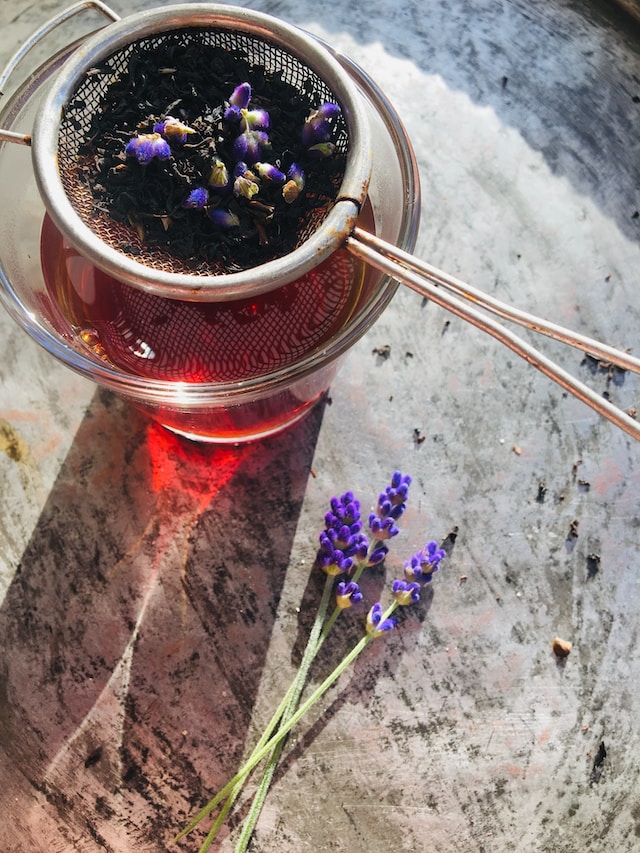 levandulový čaj